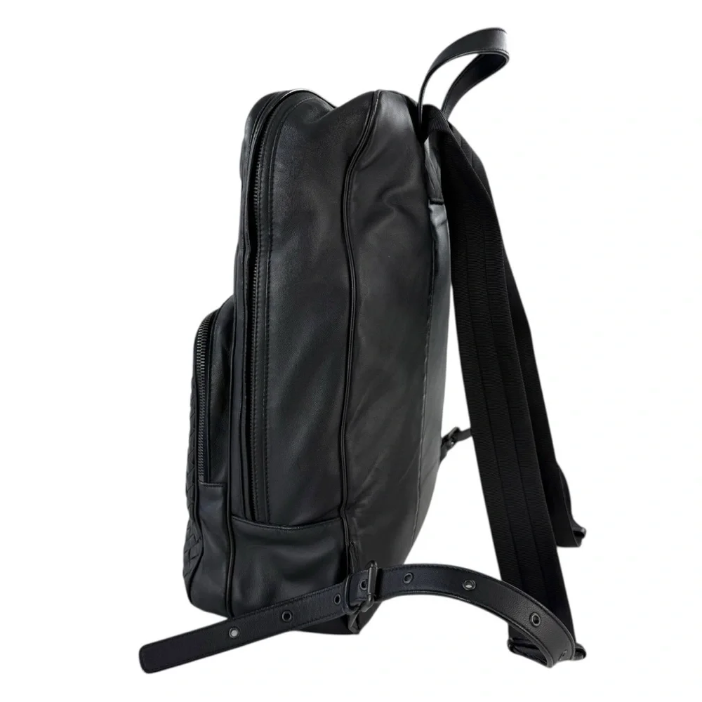 Bottega Veneta Intrecciato Leather Backpack - Picture 4 of 13